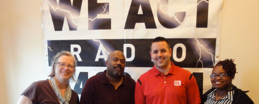 V. Spatz, T. Byrd; Tim Payne, FLOC executive director; Zakiya Lewis, 