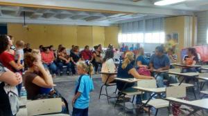 Demonstrating for a child's right to an education in Puerto Rico (Credit: FMPR Twitter Feed)