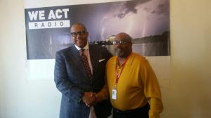 Grant Thompson, candidate for Ward 8 Councilmember; Thomas Byrd, host