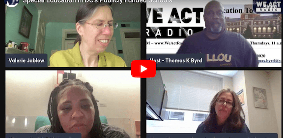 youtube screen shot showing show hosts plus Chioma Oruh and Maria Blaeuer